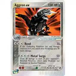 EX Sandstorm - 095/100 - Aggron EX