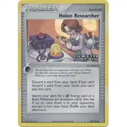EX Delta Species - 95/113 - Holon Researcher - Reverse Holo