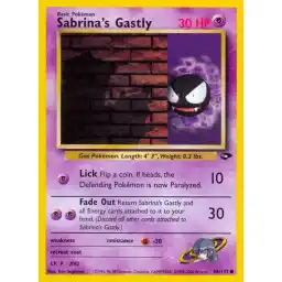 Gym Challenge - 096/132 - Sabrina's Gastly (Lv 9)