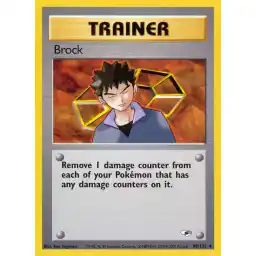 Gym Heroes - 098/132 - Brock - Rare