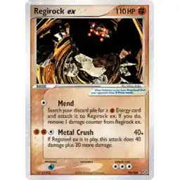 EX Emerald - 99/106 - Regirock ex (Lightly Played)