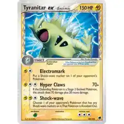 EX: Dragon Frontiers - 099/101 - Tyranitar ex (Near Mint -)
