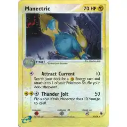 EX Ruby & Sapphire - 009/109 - Manectric - Reverse Holo (Moderately Played)