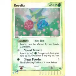 EX Dragon - 9/97 - Roselia - Reverse Holo (Lightly Played)