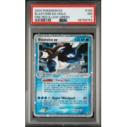 PSA 7 Near Mint - 2004 Pokemon EX Fire Red & Leaf Green Blastoise ex #104