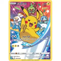 Black Star Promo - SWSH020 - Pikachu (Moderately Played)