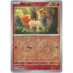 Stellar Crown - 019/142 - Ponyta - Reverse Holo