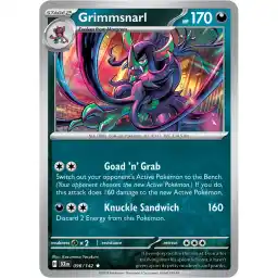 Stellar Crown - 096/142 - Grimmsnarl - Holo Rare