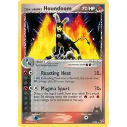 EX Team Magma vs Team Aqua - 10/95 - Team Magma's Houndoom - Holo Rare (Heavily Played)