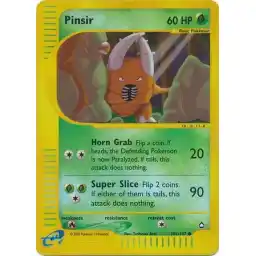 Aquapolis - 101/147 - Pinsir - Reverse Holo (Lightly Played)