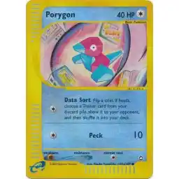 Aquapolis - 103a/147 - Porygon - Reverse Holo (Near Mint -)