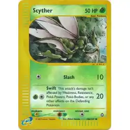 Aquapolis - 106/147 - Scyther - Reverse Holo (Lightly Played)