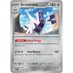 Stellar Crown - 107/142 - Archaludon - Holo Rare