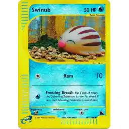 Skyridge - 107/144 - Swinub - Reverse Holo (Near Mint -)