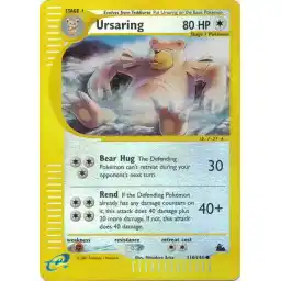 Skyridge - 110/144 - Ursaring - Reverse Holo (Near Mint -)