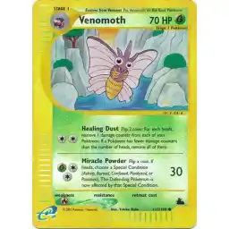 Skyridge - 111/144 - Venomoth - Reverse Holo (Lightly Played)