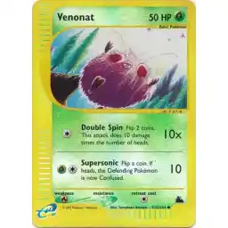 Skyridge - 112/144 - Venonat - Reverse Holo