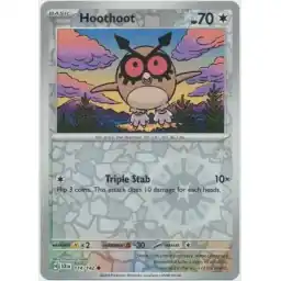 Stellar Crown - 114/142 - Hoothoot - Reverse Holo