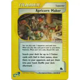 Skyridge - 121/144 - Apricorn Maker - Reverse Holo (Moderately Played)