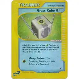Aquapolis - 124/147 - Grass Cube 01 - Reverse Holo