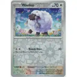 Stellar Crown - 124/142 - Wooloo - Reverse Holo