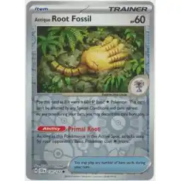 Stellar Crown - 130/142 - Antique Root Fossil - Reverse Holo