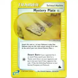 Skyridge - 133/144 - Mystery Plate (Alpha) - Reverse Holo