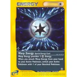Aquapolis - 147/147 - Warp Energy (Lightly Played)