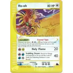 Skyridge - 149/144 - Ho-oh - Secret Rare - Reverse Holo (Damaged)