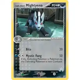 EX Team Magma vs Team Aqua - 15/95 - Team Aqua's Mightyena - Rare