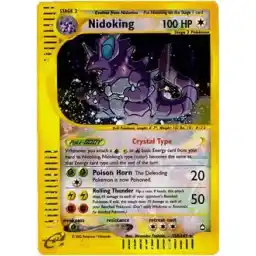 Aquapolis - 150/147 - Nidoking - Secret Rare (Heavily Played)