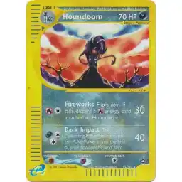 Aquapolis - 15/147 - Houndoom - Reverse Holo - Rare (Lightly Played)