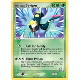 EX Team Magma vs Team Aqua - 17/95 - Team Aqua's Seviper - Rare