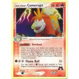 EX Team Magma vs Team Aqua - 19/95 - Team Magma's Camerupt - Reverse Holo Rare (Moderately Played)