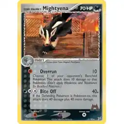 EX Team Magma vs Team Aqua - 21/95 - Team Magma's Mightyena - Rare