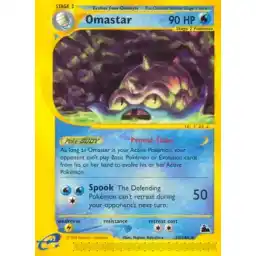 Skyridge - 23/144 - Omastar - Rare (Heavily Played)