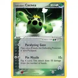 EX Team Magma vs Team Aqua - 24/95 - Team Aqua's Cacnea