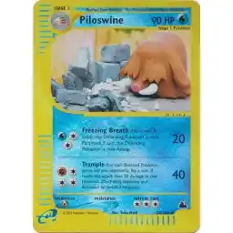 Skyridge - 24/144 - Piloswine - Reverse Holo - Rare (Moderately Played)