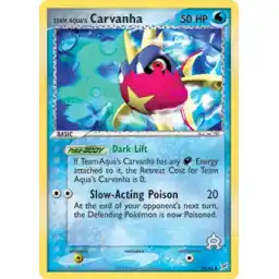 EX Team Magma vs Team Aqua - 25/95 - Team Aqua's Carvanha (Lightly Played)