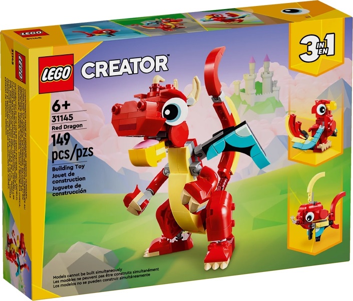 LEGO Creator 31145 Rød drage