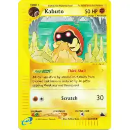 Skyridge - 37/144 - Kabuto - Reverse Holo (Moderately Played)