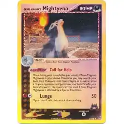 EX Team Magma vs Team Aqua - 37/95 - Team Magma's Mightyena - Reverse Holo (Lightly Played)
