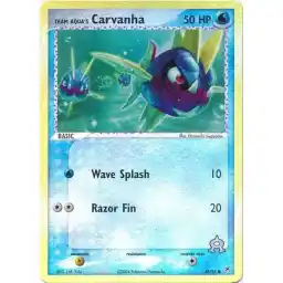 EX Team Magma vs Team Aqua - 48/95 - Team Aqua's Carvanha (Heavily Played)