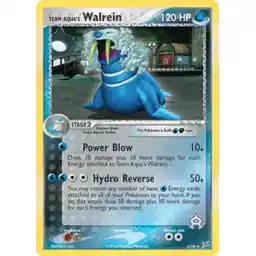 EX Team Magma vs Team Aqua - 6/95 - Team Aqua's Walrein - Holo Rare (Lightly Played)