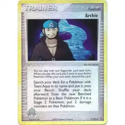 EX Team Magma vs Team Aqua - 71/95 - Archie - Reverse Holo