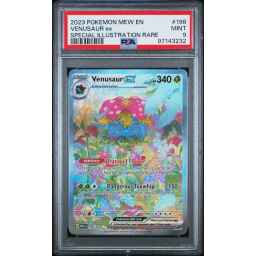 PSA 9 Mint - 2023 Pokemon 151 EN Venusaur ex #198