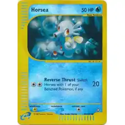 Aquapolis - 85/147 - Horsea - Reverse Holo (Moderately Played)