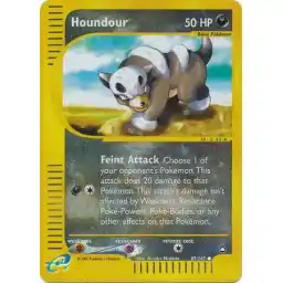Aquapolis - 87/147 - Houndour - Reverse Holo (Moderately Played)