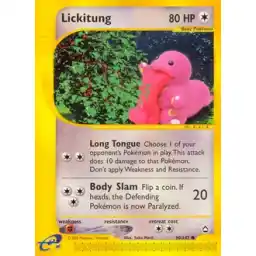 Aquapolis - 90/147 - Lickitung (Moderately Played)