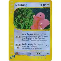 Aquapolis - 90/147 - Lickitung - Reverse Holo (Moderately Played)